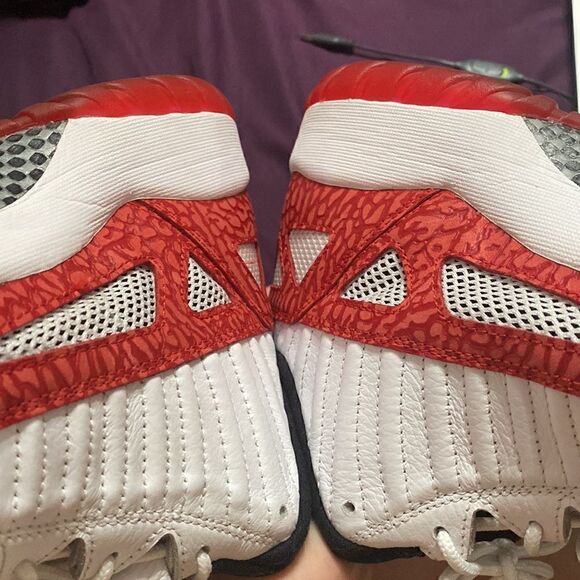 Rare EUC Nike Jordan 11 Retro Low IE White Gym Red 919712 SIZE 18 main image 4